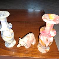 Vasi in marmo altezza cm 15