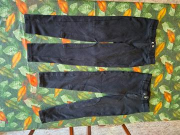 2 pantaloni da equitazione per bambino