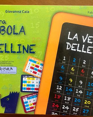 Gioco didattico TOMBOLA DELLE TABELLINE anche DSA