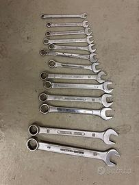 Mix set chiavi inglesi combinate-ad anello-snodate