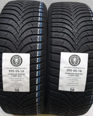 2 GOMME 205 55 16 HANKOOK A63150