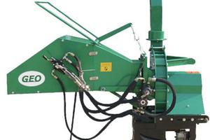 Cippatrice con impianto idraulico geo eco 17h