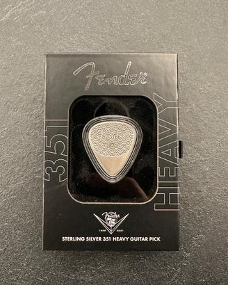 Plettro fender argento edizione numerata