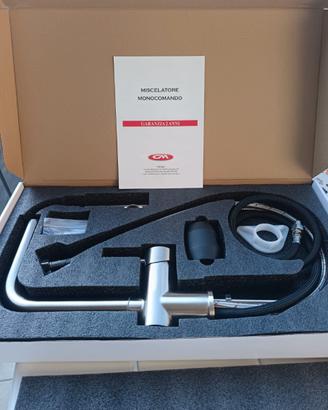 Miscelatore CM con doccetta estraibile inox