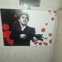 quadro Scarface fatto a mano 