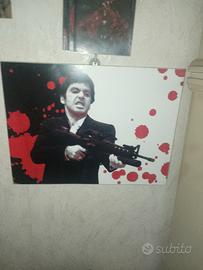 quadro Scarface fatto a mano 