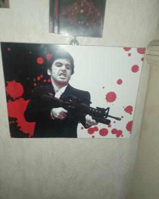 quadro Scarface fatto a mano 