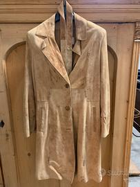 Giaccone in pelle da donna taglia 42. Nuovo