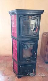 Stufa a legna con forno