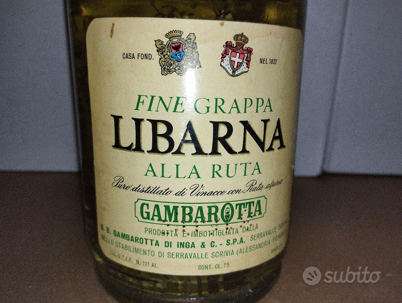 Grappa alla ruta, marca Gambarotta - Collezionismo In vendita a Treviso