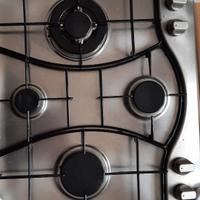 piano cottura a gas in acciaio INOX  Ariston