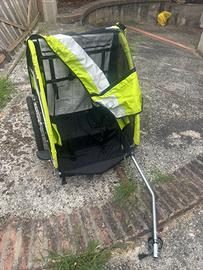 Rimorchio bici per 1 o 2 bimbi