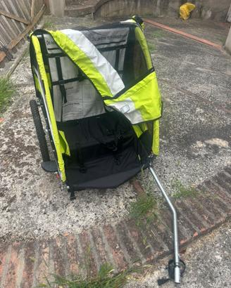 Rimorchio bici per 1 o 2 bimbi