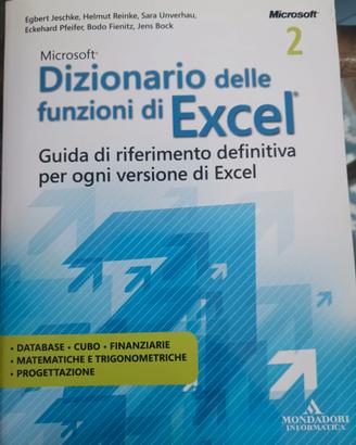 dizionari excell volimi primo secondo e terzo