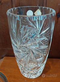 Vaso in cristallo di Boemia