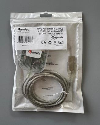 Adattatore Hamlet da USB  a porta parallela DB25