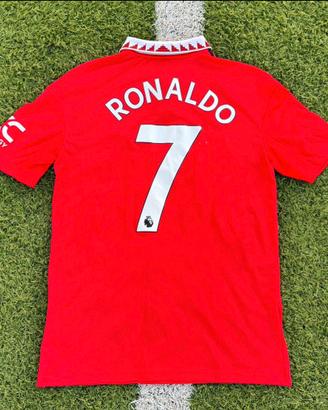 Maglia Calcio Rossa Numero 7 Premier League S Uomo