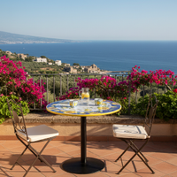 Tavolino Ø 80 da esterno per giardini o bar