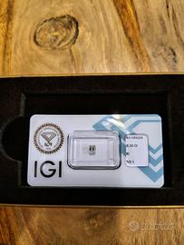 Diamante Certificato IGI 0.30 Ct 