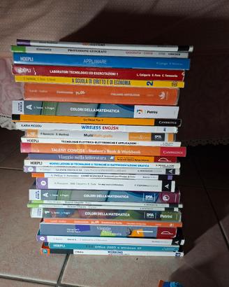 libri, dalle medie e superiori. eletronica e ottic