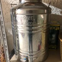 Fusto olio in acciaio inox 50 lt