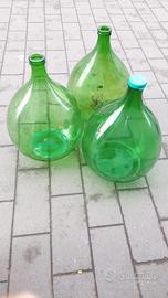 3 damigiane 54 litri