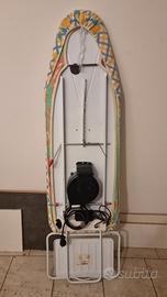 ASSE DA STIRO PROFESSIONALE ASPIRATO CON PEDALE