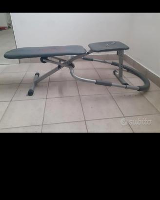 panca per addominali 