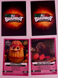 10 Carte collezione e gioco Brainrot
