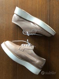 Francesine stringate rosa