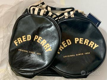 BORSA FRED PERRY BARREL BAG GOLD