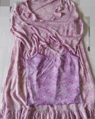 Abito estivo gonna/top/maglia 3/4