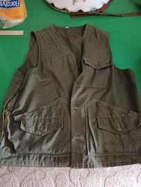 Gilet verde militare uomo