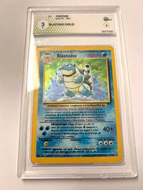 Pokemon BLASTOISE 2/102 set base Holo Unlimited IT