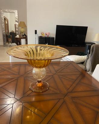 Vaso centrotavola vetro di murano