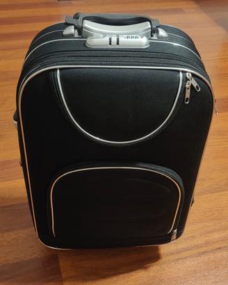 Valigia trolley morbido con maniglia estensibile