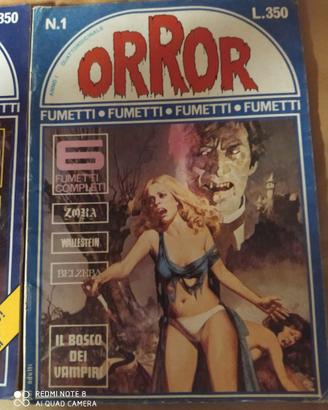Orror Fumetti N.1 -3e 6 Ediperiodici 1977