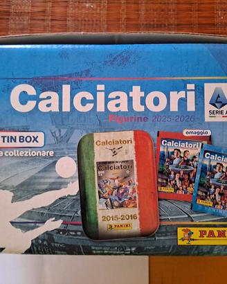 figurine calciatori panini in box metallici 