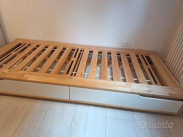 Letto contenitore singolo Ikea Mandal