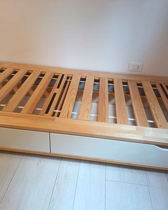 Letto contenitore singolo Ikea Mandal