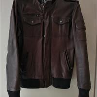 giubbino uomo in pelle di capra Jack & Jones