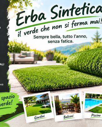 erba sintetica il verde che non si ferma mai