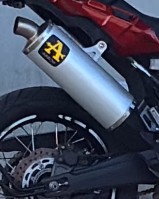 Scarico arrow omologato pari a nuovo