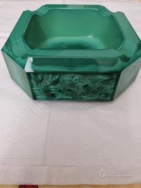 Posacenere Vetro Malachite Zodiaco