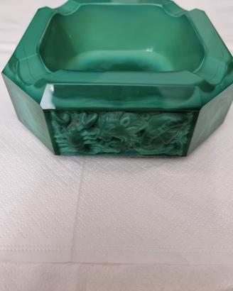 Posacenere Vetro Malachite Zodiaco