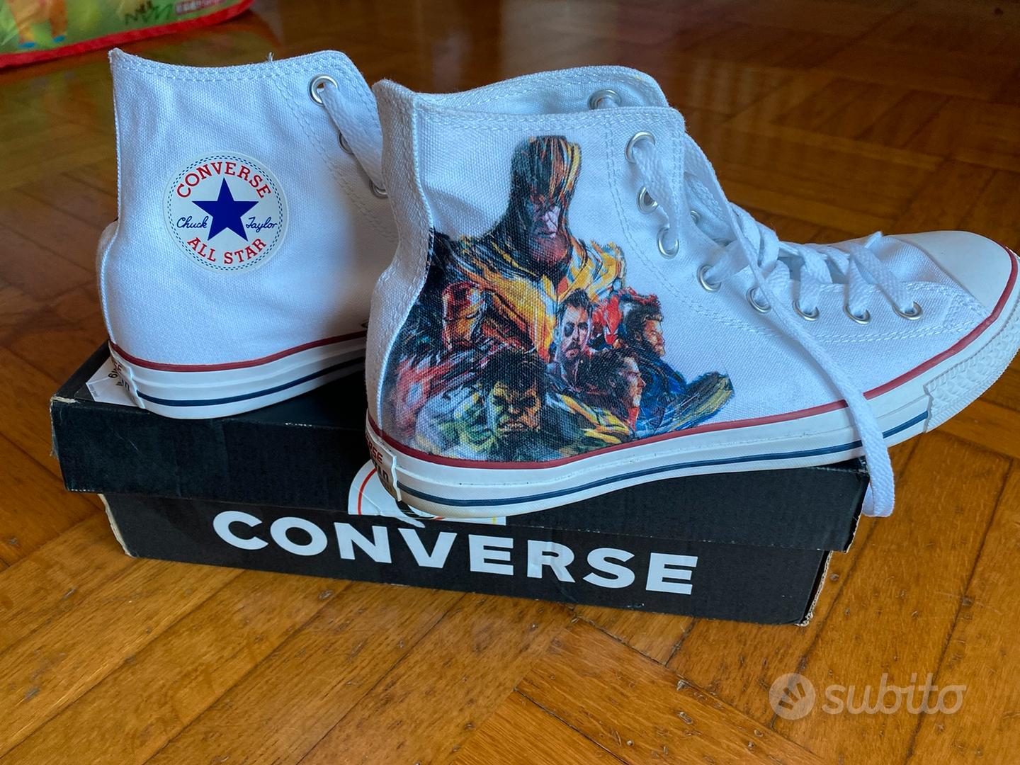 Converse All Stars personalizzate Avengers Abbigliamento e