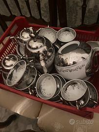 Servizio di tazzine da caffè e da thé bavaria..