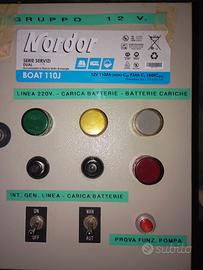 quadro elettrico con pompa sommersa