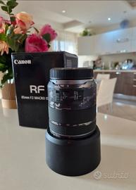 Canon Rf 85mm f2.0 macro Is stm