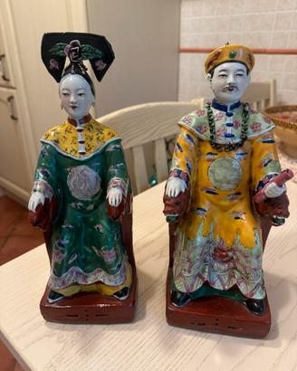 Coppia Statue Cinesi